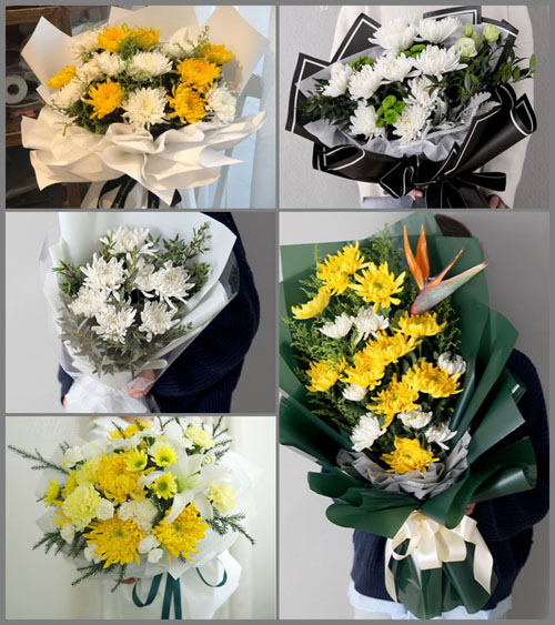 福建龙岩上杭县茶地乡白事花束代送